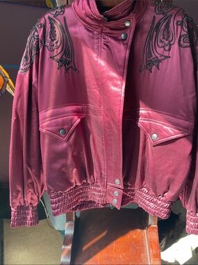 RARE- NWT VTG ESCADA BEADED BOMBER